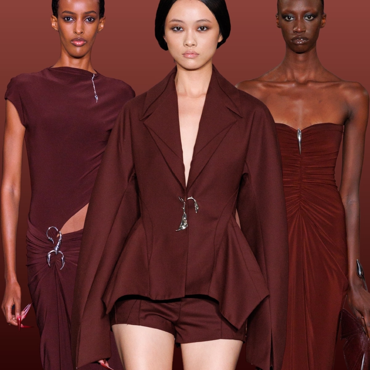 Burgundy is The Runway Trend We’re Wearing All Season Long