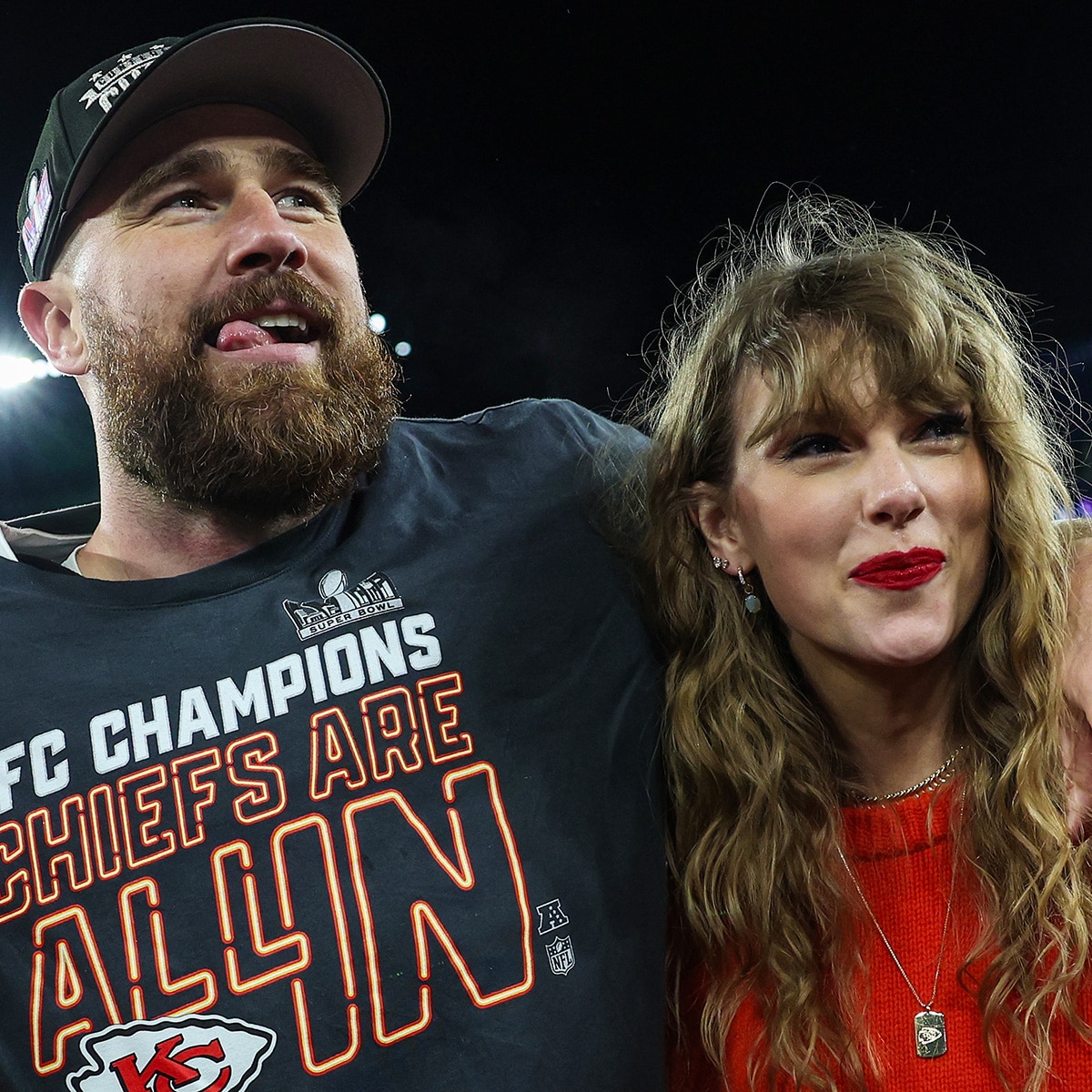 Taylor Swift, Travis Kelce Make the Place Shimmer in Date Night Pic