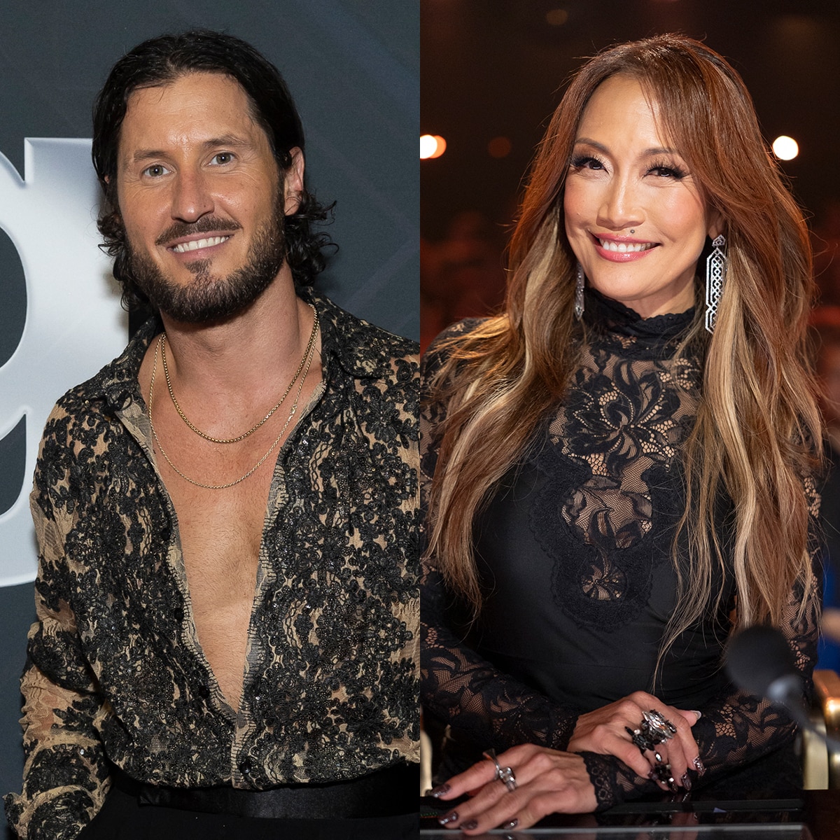 See Carrie Ann Inaba, Val Chmerkovskiy Embrace After His Suspension
