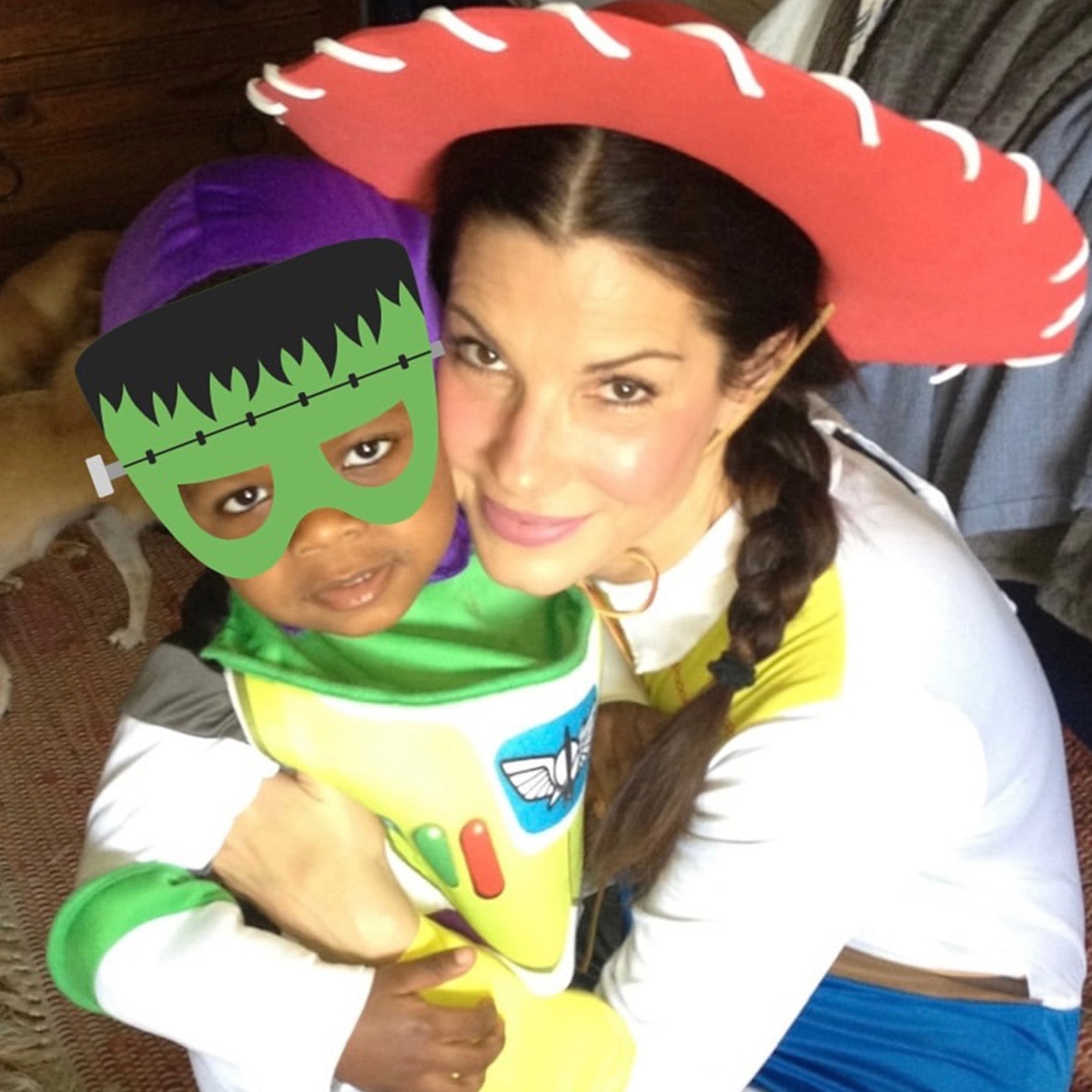 Sandra Bullock Shares Rare Look Into Halloween With Her 2 Kids