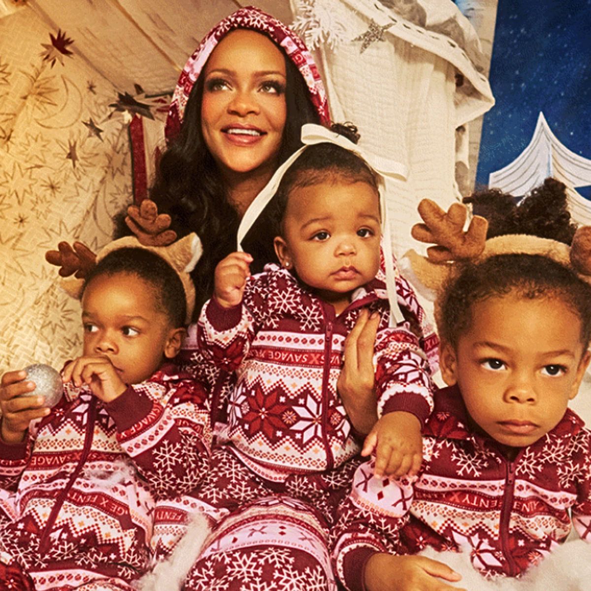 Rihanna’s Savage X Fenty Has $25 Mommy & Me Holiday PJs