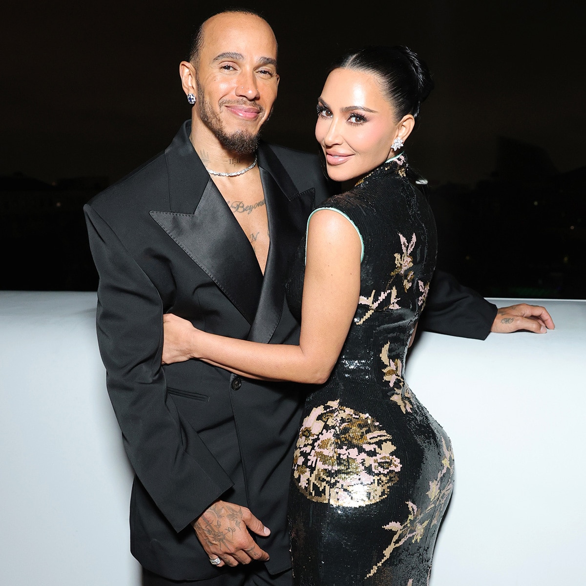 Lewis Hamilton Reveals Golden Gift He Got for Kim Kardashian’s 4 Kids