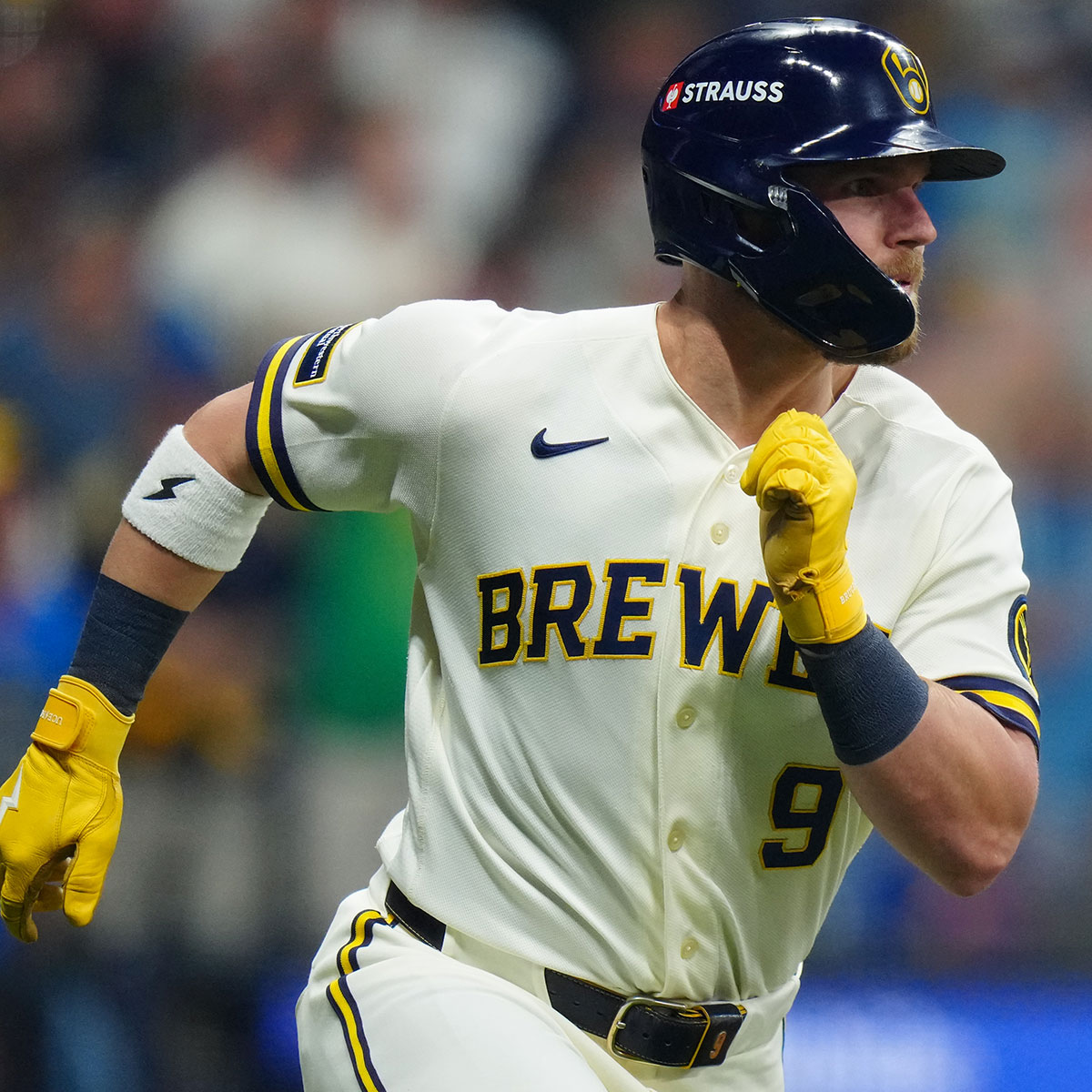 Brewers’ Jake Bauers Almost Quit Baseball. Then, His Wife Got Pregnant